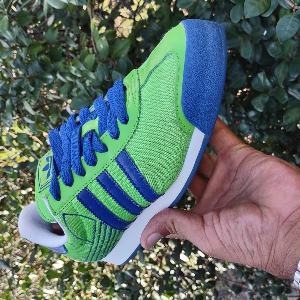 Adidas Men's Samoa Green Athletic Shoes/Sneakers - Picture 4 of 16